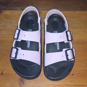 Birkenstock Pink Mogami Sandals
